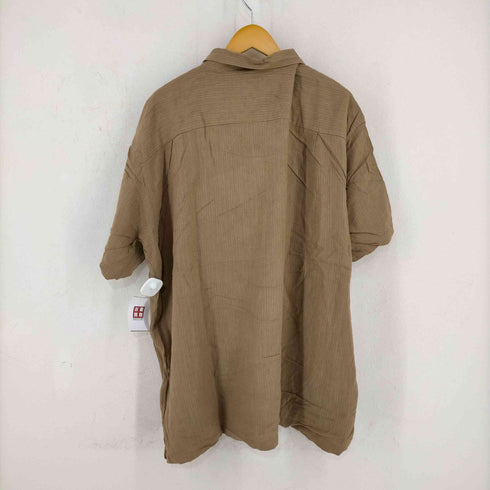 ヴァンヒューゼン VAN HEUSEN 90~00S リネンレーヨン ボックスシャツ メンズ import:XXL