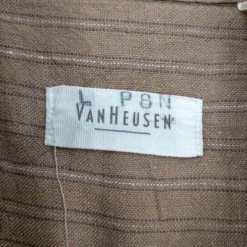 ヴァンヒューゼン VAN HEUSEN 90~00S リネンレーヨン ボックスシャツ メンズ import:XXL