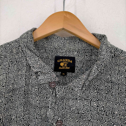 総柄オープンカラーノックスレーヨンシャツ メンズ import:XL