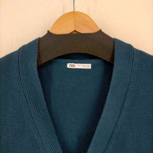 ザラ ZARA TEXTURED CARDIGAN メンズ import:M