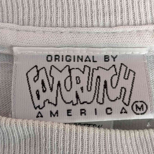 90s USA製 メッセージプリント クルーネックTシャツ メンズ import:M