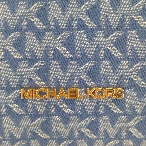 マイケルコース Michael Kors デニム ジャガード 2WAY トート バッグ レディース