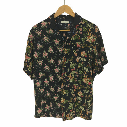 ジュエティ jouetie 花柄 オープン カラー S/S シャツ レディース JPN:M