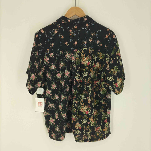 ジュエティ jouetie 花柄 オープン カラー S/S シャツ レディース JPN:M