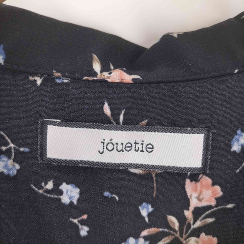 ジュエティ jouetie 花柄 オープン カラー S/S シャツ レディース JPN:M