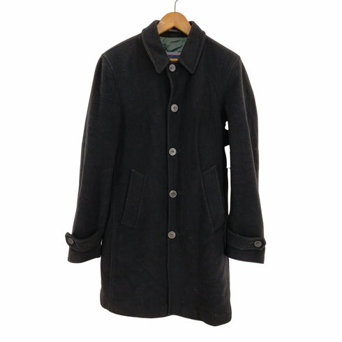 トミーヒルフィガー TOMMY HILFIGER TAILORED カシミヤ混 ウールステンカラーコート メンズ