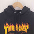 スラッシャー THRASHER FLAME LOGO HOODIE フレイムロゴ プルオーバー パーカー メンズ import:L