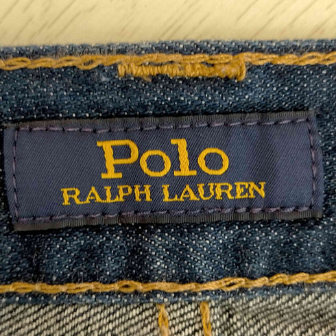 ポロラルフローレン POLO RALPH LAUREN ストレートレッグジッパーフライデニムパンツ スキニー レディース 26