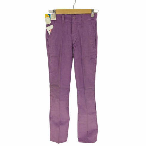 リー Lee 70-80S 816 TONI JEANS コーデュロイ カラー パンツ パープル ロケットTALON デッドストック レディース 28x33