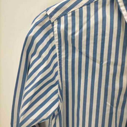 ポロジーンズカンパニーラルフローレン POLO JEANS COMPANY RALPH LAUREN ボタンダウン ストライプ柄 長袖シャツ レディース import:S