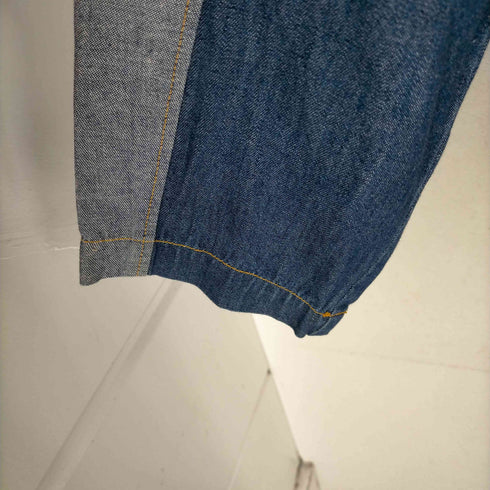 パッチワークデニムカバーオール メンズ