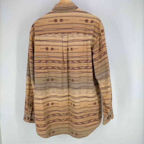 ウールリッチ WOOLRICH 00s ネイティブ柄オックスフォードシャツ メンズ