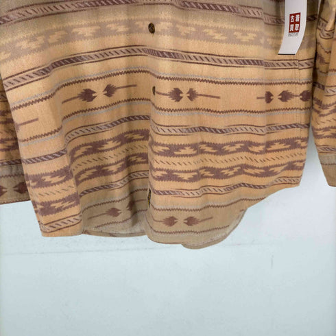 ウールリッチ WOOLRICH 00s ネイティブ柄オックスフォードシャツ メンズ