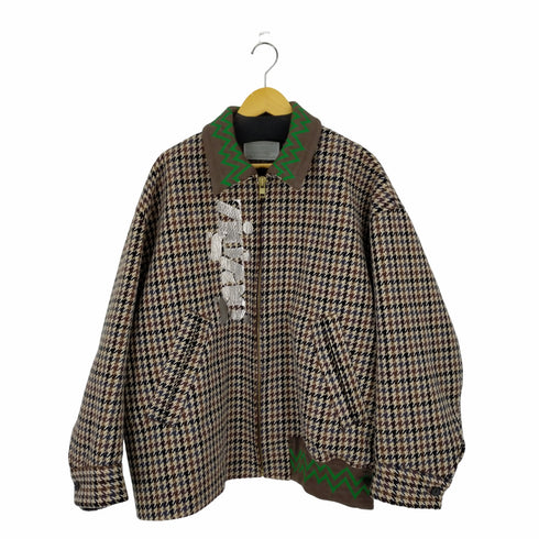 カラー kolor 20AW ガンクラブチェック 千鳥格子 ウールジャケット ブルゾン メンズ JPN:1