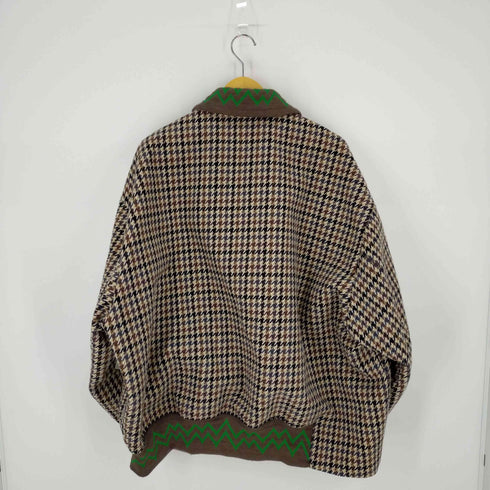 カラー kolor 20AW ガンクラブチェック 千鳥格子 ウールジャケット ブルゾン メンズ JPN:1