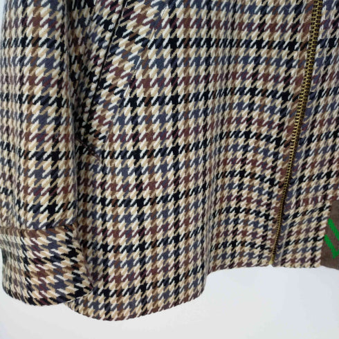 カラー kolor 20AW ガンクラブチェック 千鳥格子 ウールジャケット ブルゾン メンズ JPN:1