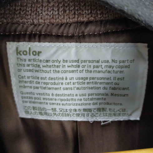 カラー kolor 20AW ガンクラブチェック 千鳥格子 ウールジャケット ブルゾン メンズ JPN:1