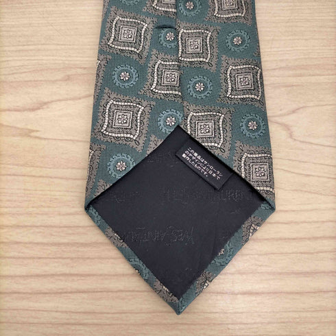 イヴサンローラン Yves Saint Laurent フラワーデザインシルクネクタイ メンズ