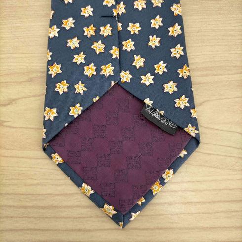 ジバンシィ GIVENCHY フラワーデザインシルクネクタイ メンズ