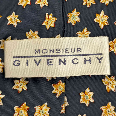 ジバンシィ GIVENCHY フラワーデザインシルクネクタイ メンズ