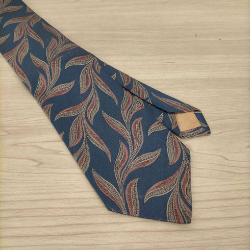 イヴサンローラン Yves Saint Laurent リーフデザインシルクネクタイ メンズ