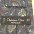 クリスチャンディオール Christian Dior チェーンデザインシルクネクタイ メンズ