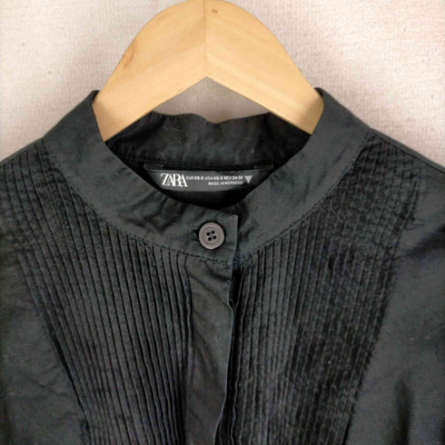 ザラ ZARA タック入りポプリンワンピース レディース JPN:XS