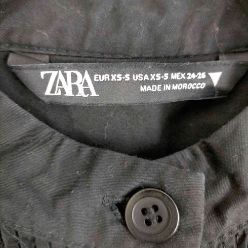 ザラ ZARA タック入りポプリンワンピース レディース JPN:XS
