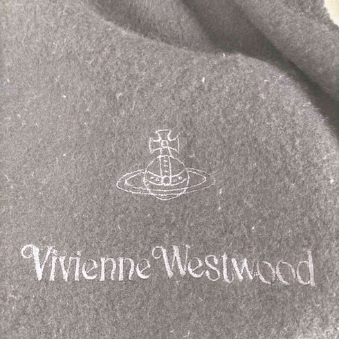 ヴィヴィアンウエストウッド Vivienne Westwood イタリア製 ORB オーブ刺しゅうマフラー レディース