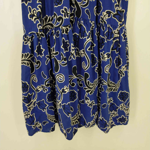 ザラ ZARA 総柄ロングワンピース レディース XS