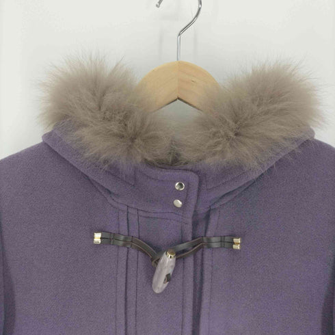 ジルスチュアート JILLSTUART 20AW フォックスファー フロッシー モッサ ダッフル コート レディース import:M