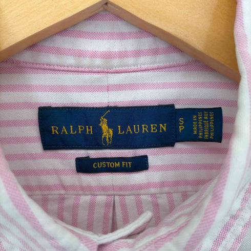 ラルフローレン RALPH LAUREN SLIM FIT スモールポニー刺繍コットンBDシャツ メンズ import:S