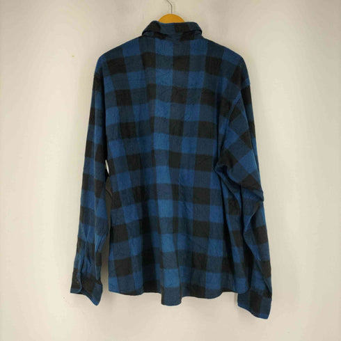 ラングラー Wrangler ブロックチェック フラップポケット ネルシャツ メンズ 2XL