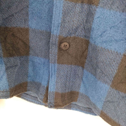 ラングラー Wrangler ブロックチェック フラップポケット ネルシャツ メンズ 2XL