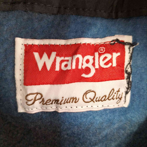 ラングラー Wrangler ブロックチェック フラップポケット ネルシャツ メンズ 2XL