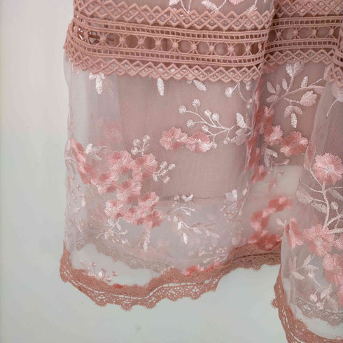 ルイルエブティック RUIRUE BOUTIQUE フラワー刺繍レースワンピース レディース JPN:M