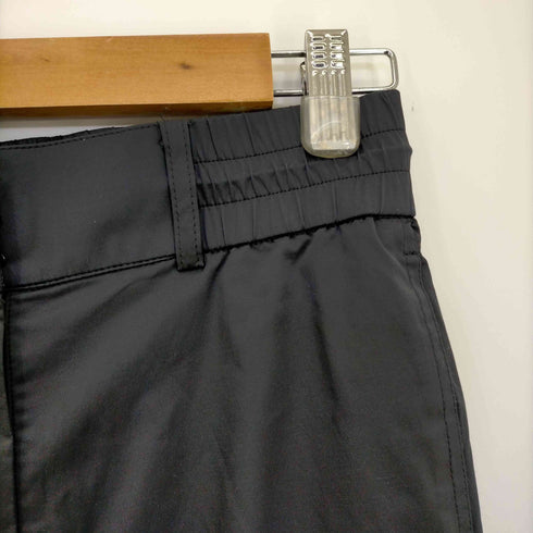 ラバンスポーツ LANVIN SPORT ナイロン混 裾ドローストリング ストレッチパンツ レディース 38