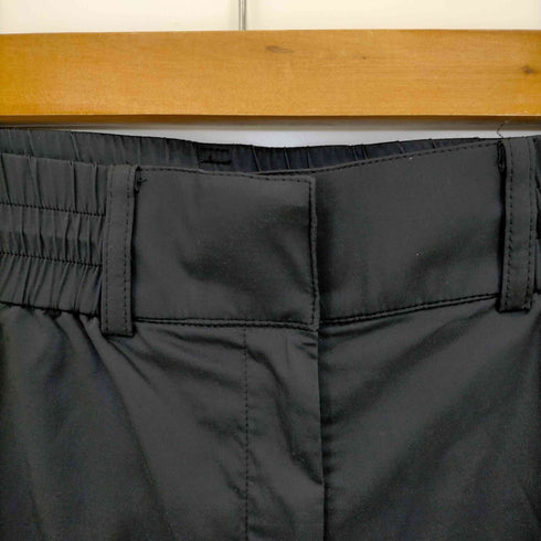 ラバンスポーツ LANVIN SPORT ナイロン混 裾ドローストリング ストレッチパンツ レディース 38