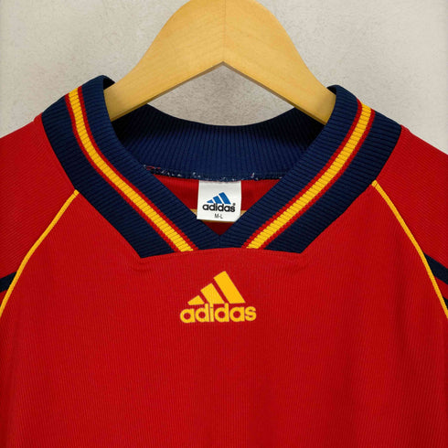 アディダス adidas 00s スペインナショナルチームモチーフゲームシャツ メンズ M-L