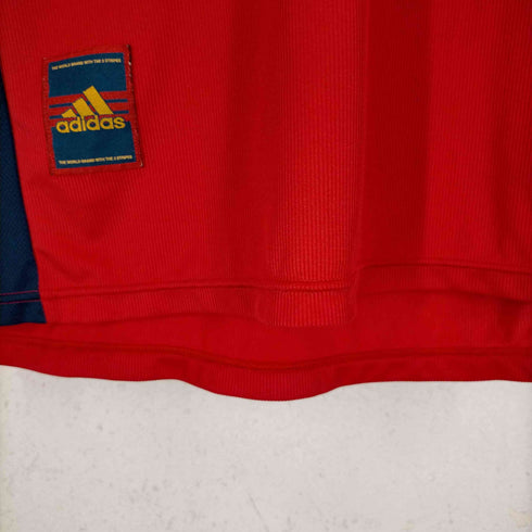 アディダス adidas 00s スペインナショナルチームモチーフゲームシャツ メンズ M-L