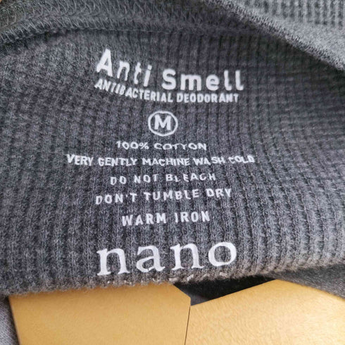 ナノユニバース nano universe アンチスメルクルーネックTシャツ メンズ JPN:M