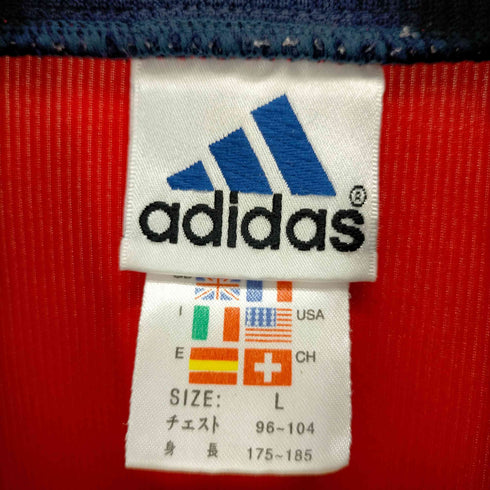 アディダス adidas 00s スペインナショナルチームモチーフゲームシャツ メンズ JPN:L