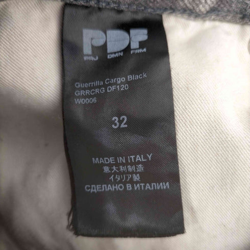 PDF PRJ DMN FRM GUERILLA DENIM CARGO DENIM CARGO PANTS メンズ 32
