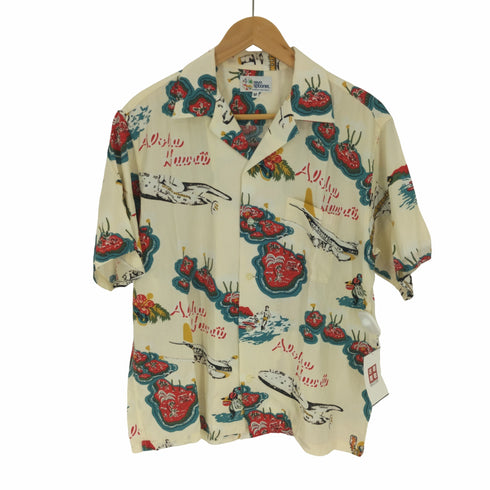 レインスプーナー Reyn Spooner 総柄 S/S オープン アロハシャツ メンズ import:M