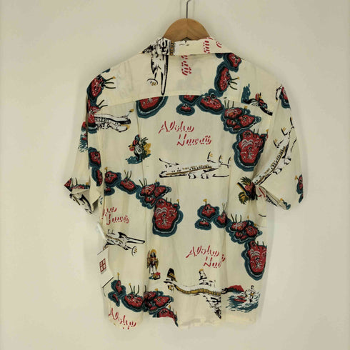 レインスプーナー Reyn Spooner 総柄 S/S オープン アロハシャツ メンズ import:M