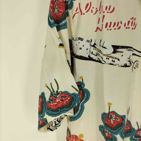 レインスプーナー Reyn Spooner 総柄 S/S オープン アロハシャツ メンズ import:M