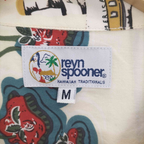 レインスプーナー Reyn Spooner 総柄 S/S オープン アロハシャツ メンズ import:M