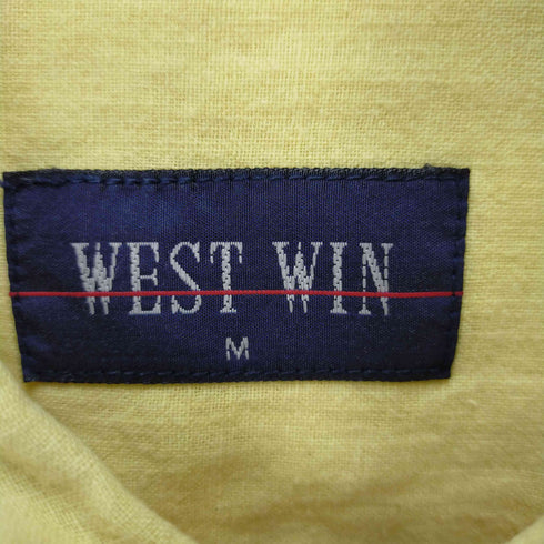 WEST WIN リネン混 開襟シャツ メンズ JPN:M