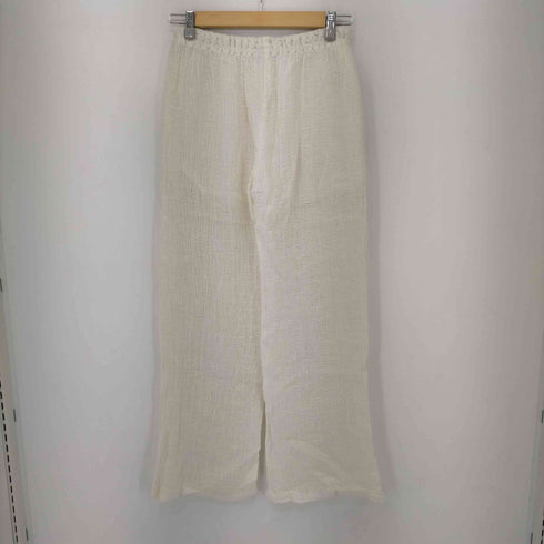 MASTRO MODA MADE IN ITALY 100%リネンメッシュイージーパンツ メンズ JPN:L