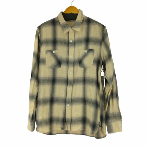 ファイブブラザー FIVE BROTHER オンブレチェック L/S ネルシャツ メンズ import:XL